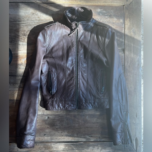 L.O.G.G. by H&M 100% Real Leather Jacket - Picture 8 of 10